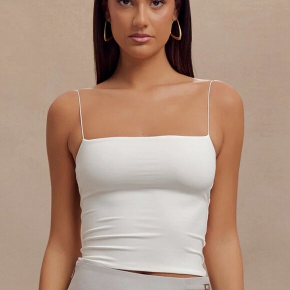 Meshki Yvonne Crop Top – Tan / Size S - Picture 4 of 8